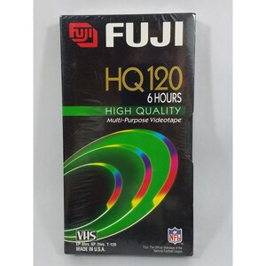 Fuji HQ 120 T-120 Vhs Blank Video Tape EP 6HR SP 2HR High Quality Sealed New