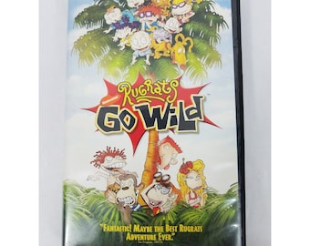 Rugrats Go Wild, The Movie (VHS, 2003) Former Hollywood Video Rental Tape