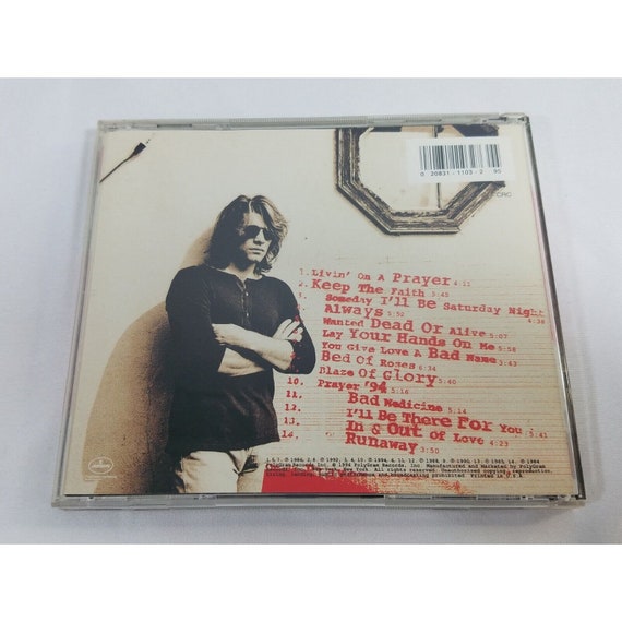 Bon Jovi Cross Road CD - Etsy