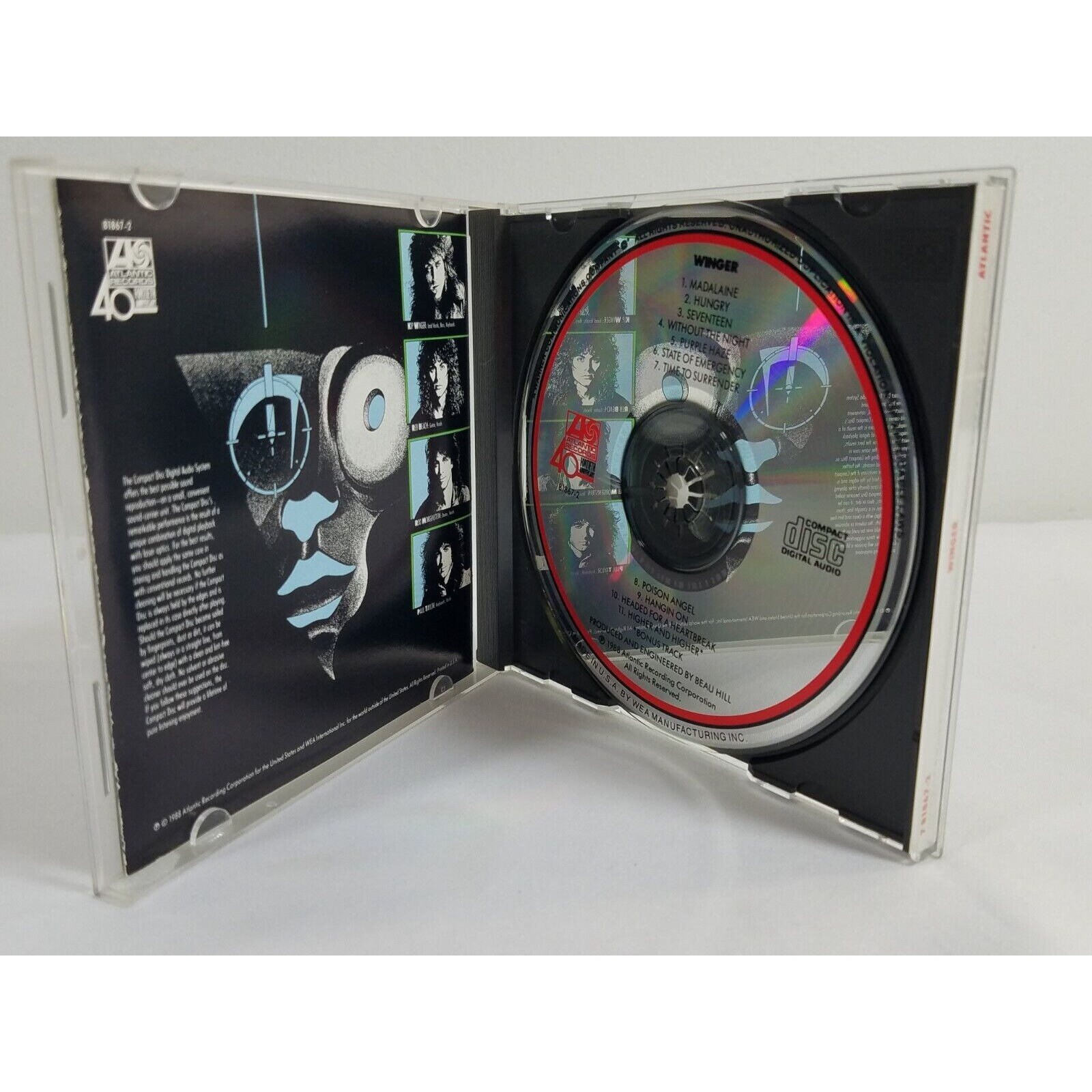Winger Self Titled CD - Etsy