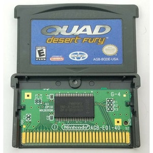 Quad Desert Fury Nintendo Game Boy Advance GBA Authentique Nettoyé et Testé