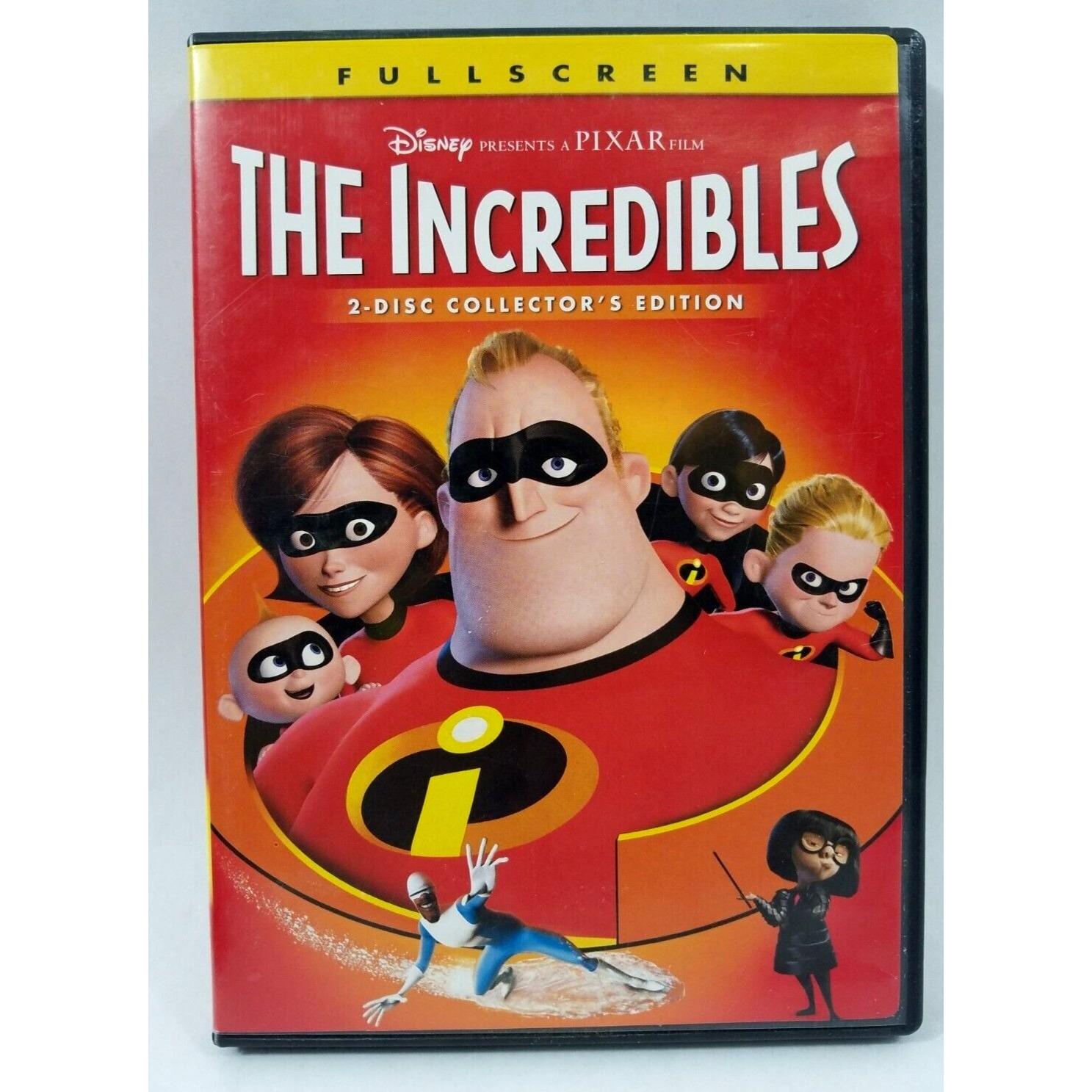 The Incredibles Movie Bundle DVD 2-disc Set Fullscreen Collectors