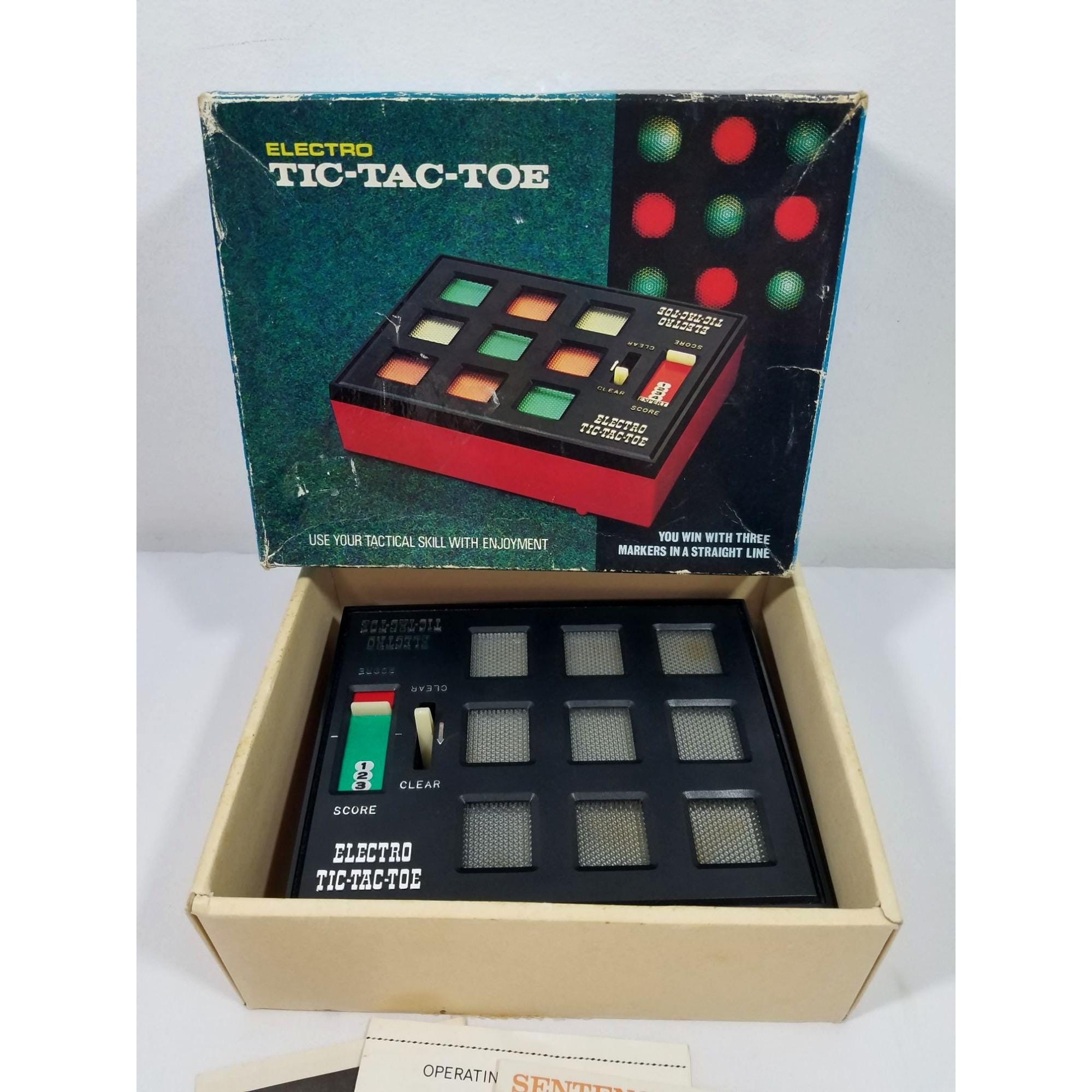 超貴重！ 懐かし オモチャ ELECTRO TIC-TAC-TOE 電動ゲーム 超貴重！ 懐かし オモチャ ELECTRO TIC-TAC-TOE 電動ゲーム Waco