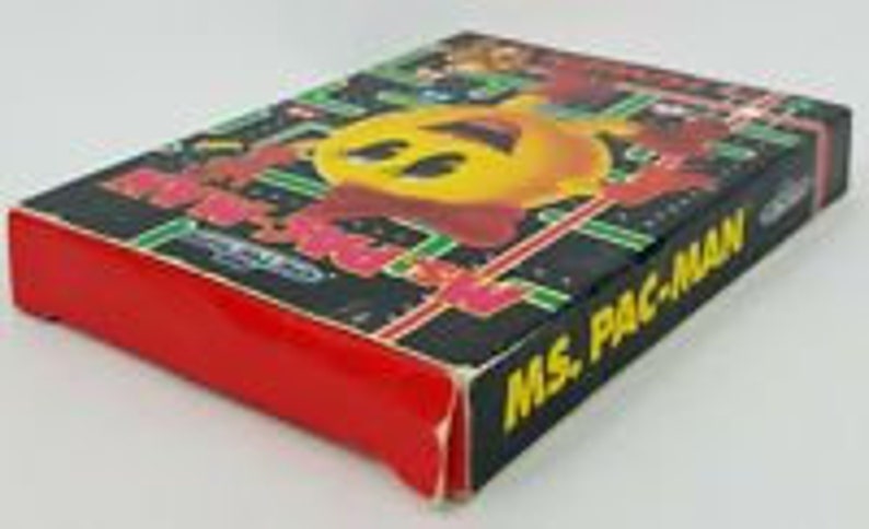 Ms. Pac-man (sega Genesis, 1991) Cardboard Box, Cart & Manual COMPLETE ...