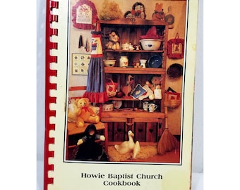 Ricette rilegate a spirale del 1992 della chiesa battista Howie, raccolta fondi della chiesa WMU