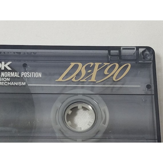 TDK DS-X90 オーディオカセットテープ タイプI 録音済み 空白として