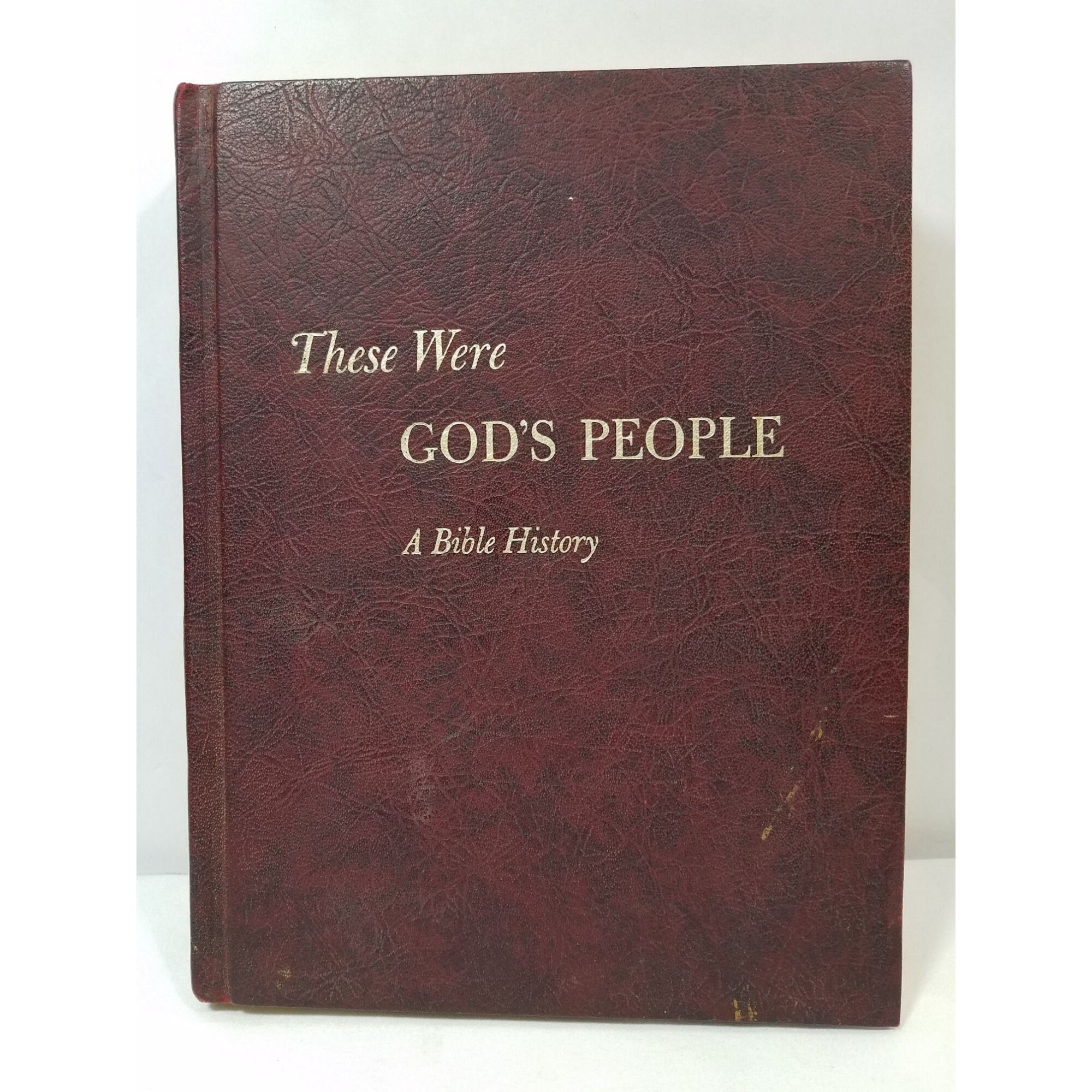 These Were God’s People A Bible History William C. Martin 1966 Hardcover Book