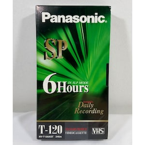 Panasonic T-120 VHS Tape Blank Cassette Video Tape NV-T130AST Sealed