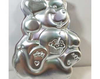 Wilton Cake Pan Care Bears 2105-1793 Cheer Bear 1983 Stampo compleanno vintage