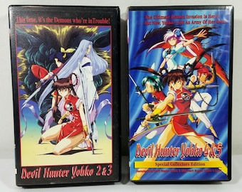 Devil Hunter Yohko 2&3, 6 VHS Hi Fi Anime 1990s English Subtitled Mature Audience