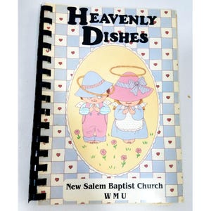 Heavenly Dishes Cookbook New Salem Baptist Church WMU 1984 Spiral Bound