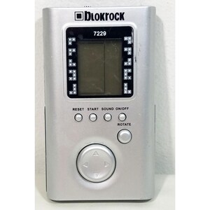 Blokrock Handheld Retro-Style Electronic Game Model 7229 Vintage