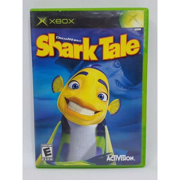 Shark Tale de DreamWorks (Microsoft Xbox, 2004) CIB completo probado