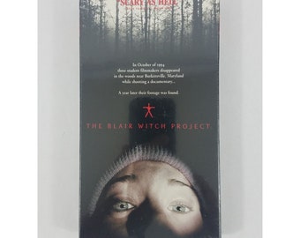 The Blair Witch Project 1999 VHS Hi-Fi Dolby classificato R Horror sigillato nuovo
