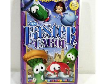VeggieTales An Easster Carol VHS Movie 2004 Featuring Rebecca St James vintage