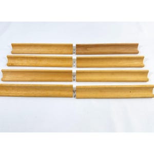 Scrabble Game Wood Racks Lot of 8 Wooden Letter Tile Holders Trays Crafts