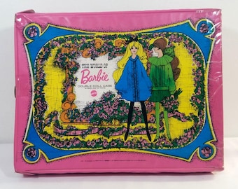 Mattel World of Barbie Double Doll Case 1968 Vintage Case ONLY