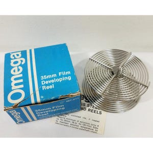 Omega 35mm Film Developing Reel Stainless Steel Vintage