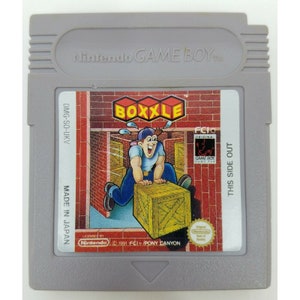 Boxxle Nintendo Game BoyTested Authentic with Clear Plastic Case UKV Version
