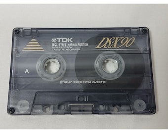 TDK DS-X90 Audio Cassette Tape Type I Pre-recorded Sold as Blank