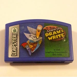 LeapFrog Leapster Mr. Pencils Learn To Draw & Write Game Cartridge ONLY 2003