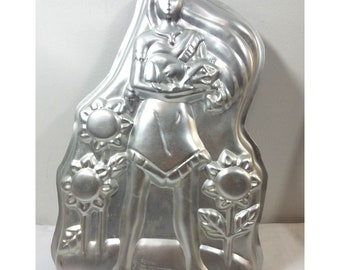 Molde para pastel Wilton Pocahontas 2105-3700 para niños, vintage, 1995