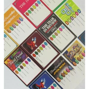1200 tarjetas de Trivial Pursuit que TÚ ELIGES Juego nocturno de trivia familiar variado
