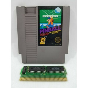 ピンボール 任天堂 NES ゲームカートリッジ 本物のみテスト済み