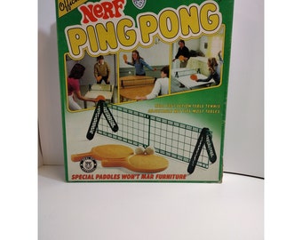Vintage 1987 Parker Brothers Model# 0304 Official Nerf Ping Pong Table Game E3 for sale online 