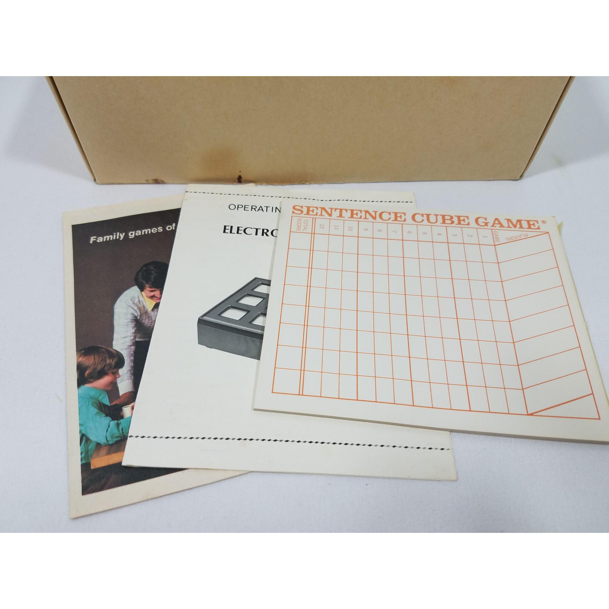 Waco Electro Tic Tac Toe Electronic Game Original Box Vintage 1972