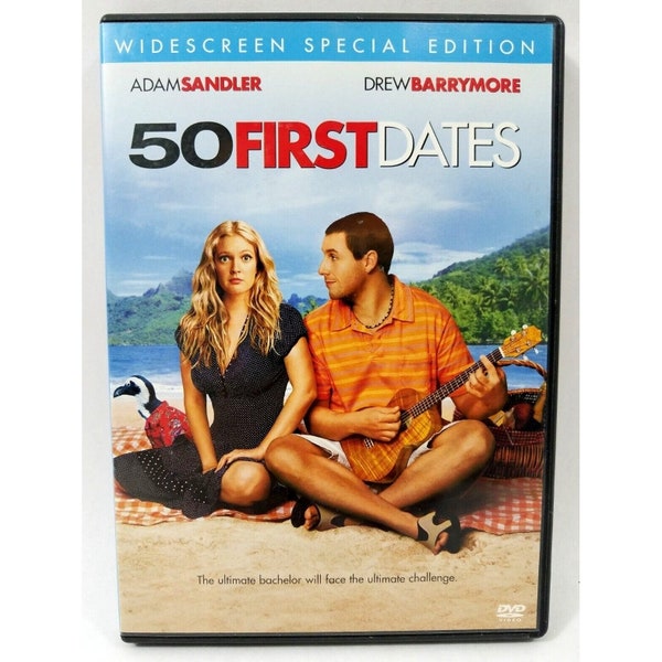 50 First Dates DVD Movie Widescreen Special Edition Adam Sandler Drew Barrymore