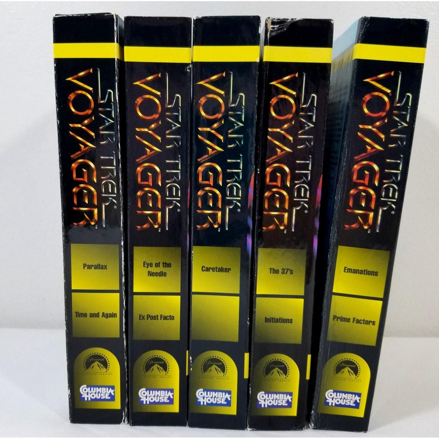 Star Trek Voyager VHS Collectors Edition Set of 5 Tapes Columbia House -  Etsy