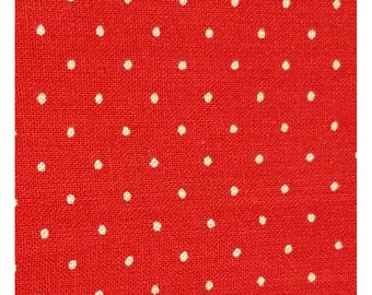 水玉模様 - 赤 - 綿100%プリント生地 - CC059 - Etsy 日本