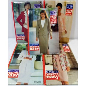Butterick Sewing Patterns womens business suit skirt jacket top size 6-8-10 uncut factory folded
