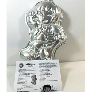 Wilton Diego Cake Pan 2105-4250 aluminum missing instructions Dora the Explorer