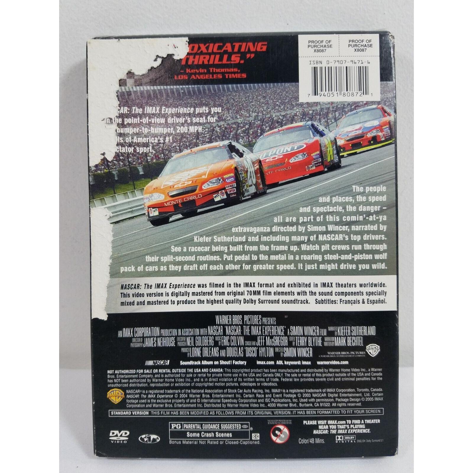 NASCAR: the Imax Experience DVD 2005 New Sealed Nascar Racing - Etsy