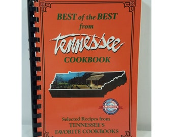 Best of the Best from Tennessee Cookbook vintage spiral 1987 recipe collection