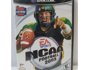 NCAA Football 2003 (Nintendo GameCube, 2002) Complete CIB Tested