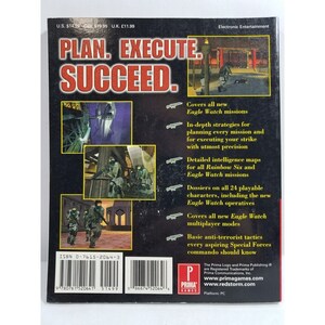 Guía de estrategia de Tom Clancy para PC Rainbow Six Gold Eagle Watch Edition Prima imagen 2