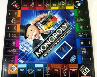 Tablero de reemplazo para juego de banca electrónica Monopoly Super, SOLO cuádruple, 2020