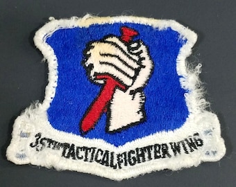 USAF 35th Tactical Fighter Wing Patch Embroidered Military Insignia US Air Force