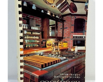 Vintage 1982 Community Cookbook: Favorite Recipes, Spiral Bound