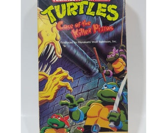 Teenage Mutant Ninja Turtles Case of the Killer Pizzas (VHS