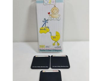 Sizzix Dies Baby set of 3 Set #5 scrapbooking cardmaking
