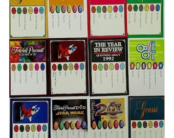 1600 Trivial Pursuit cards YOU PICK Variety Family Trivia Night Game