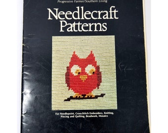 Needlecraft Patterns Counted Cross Stitch book Progressive Farmer Southern