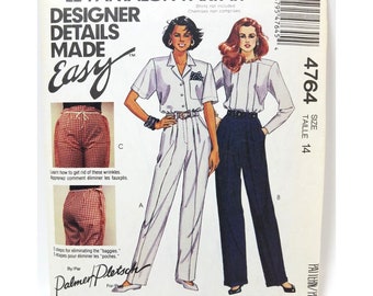 McCalls Sewing Pattern 4764 pantaloni perfetti da donna Modello facile taglia 14 non tagliato piegato in fabbrica