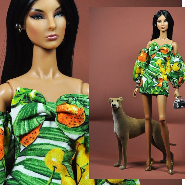 Doll clothes - [Please read description] PALM | For Fashion Royalty | Nu Face | Barbie and 12 action figure