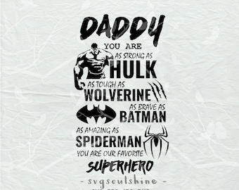Download Superhero Dad Svg Etsy