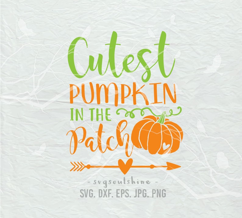 Download Cutest Pumpkin In The Patch SVG File Silhouette Cutting ...